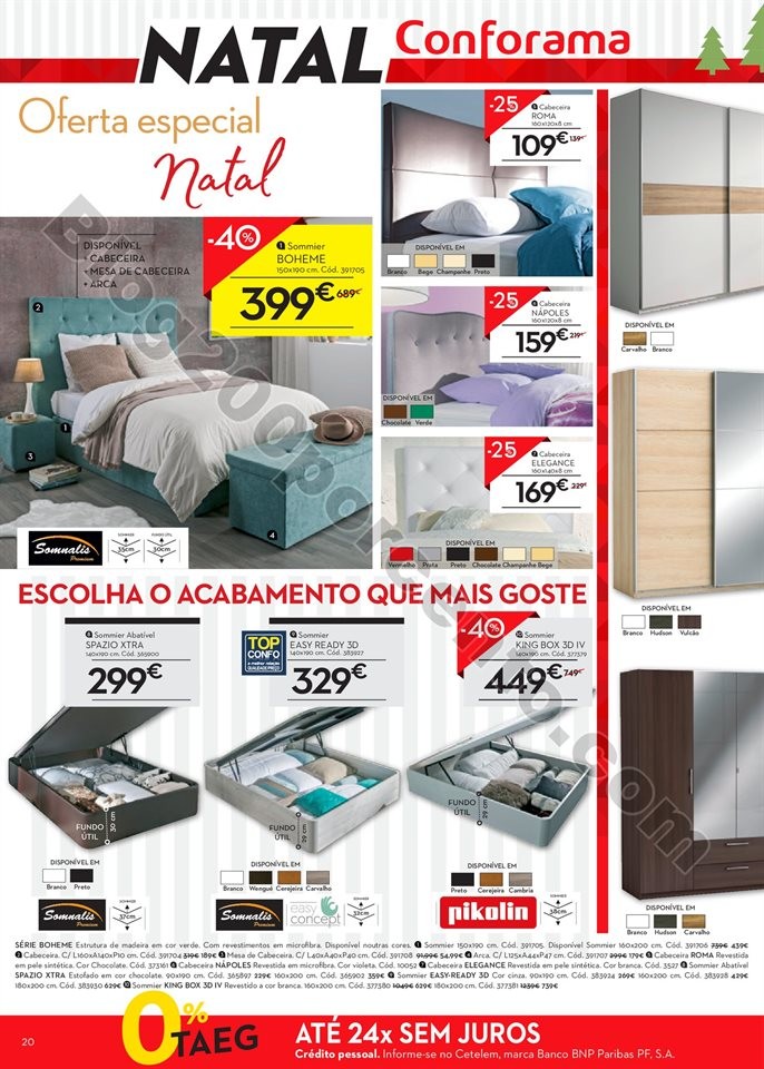 Antevisão Folheto CONFORAMA Natal promoções at