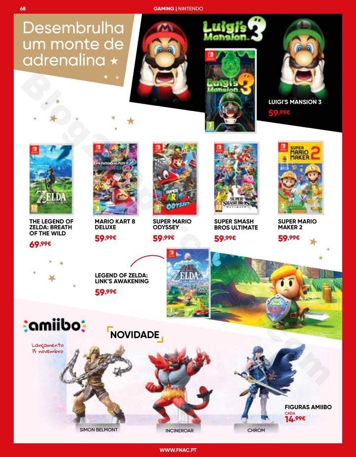 Antevisão Folheto FNAC Natal Tecnologia Promoçõ