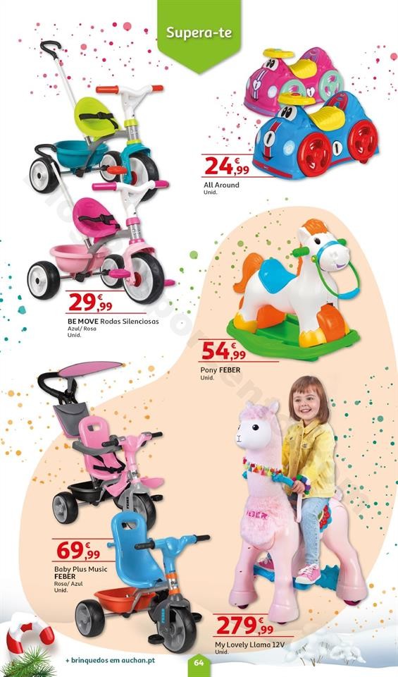 Folheto Brinquedos Natal AUCHAN Promoções de 8 n