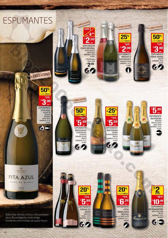 Antevisão Folheto CONTINENTE Vinhos promoções d