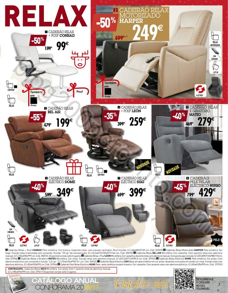 Antevisão Folheto CONFORAMA Natal Promoções de 
