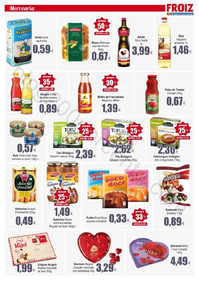 Novo Folheto FROIZ Promoções até 16 fevereiro p