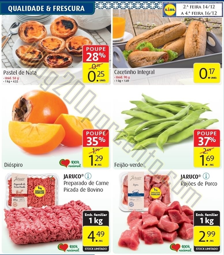 Antevisão Folheto LIDL Promoções de 14 a 16 dez