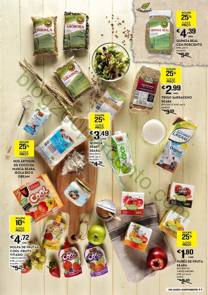 Novo Folheto CONTINENTE Alimentação saudável de
