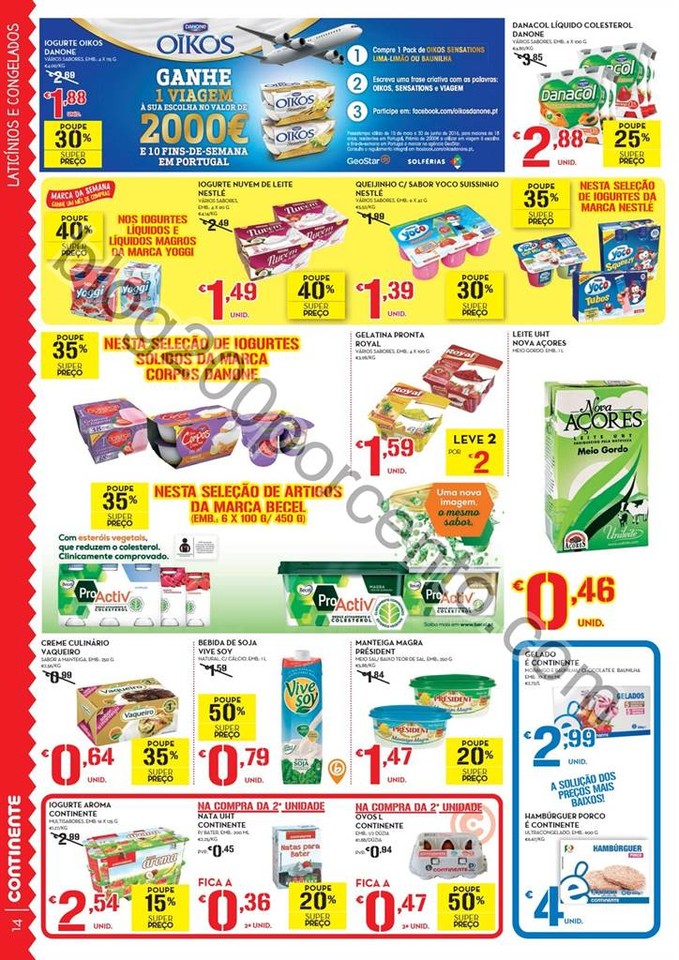 Antevisão Folheto CONTINENTE promoções de 14 a 