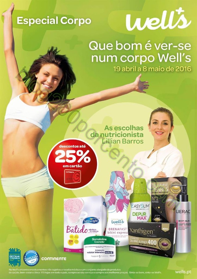 Novo Folheto WELLS promoções de 19 abril a 8 mai
