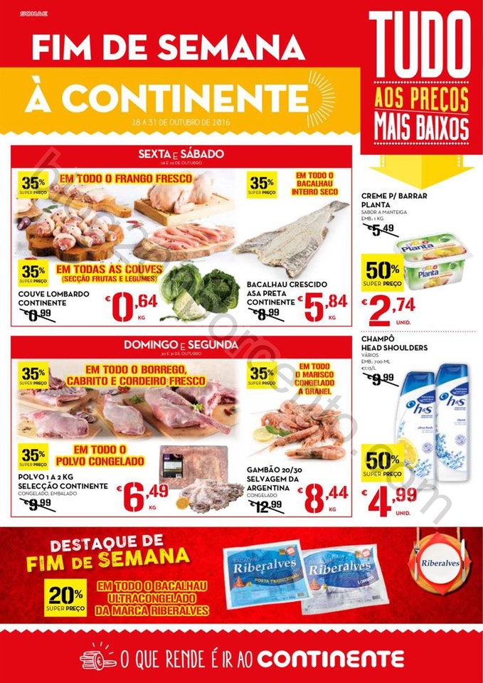 Antevisão Folheto CONTINENTE Fim de semana de 28 