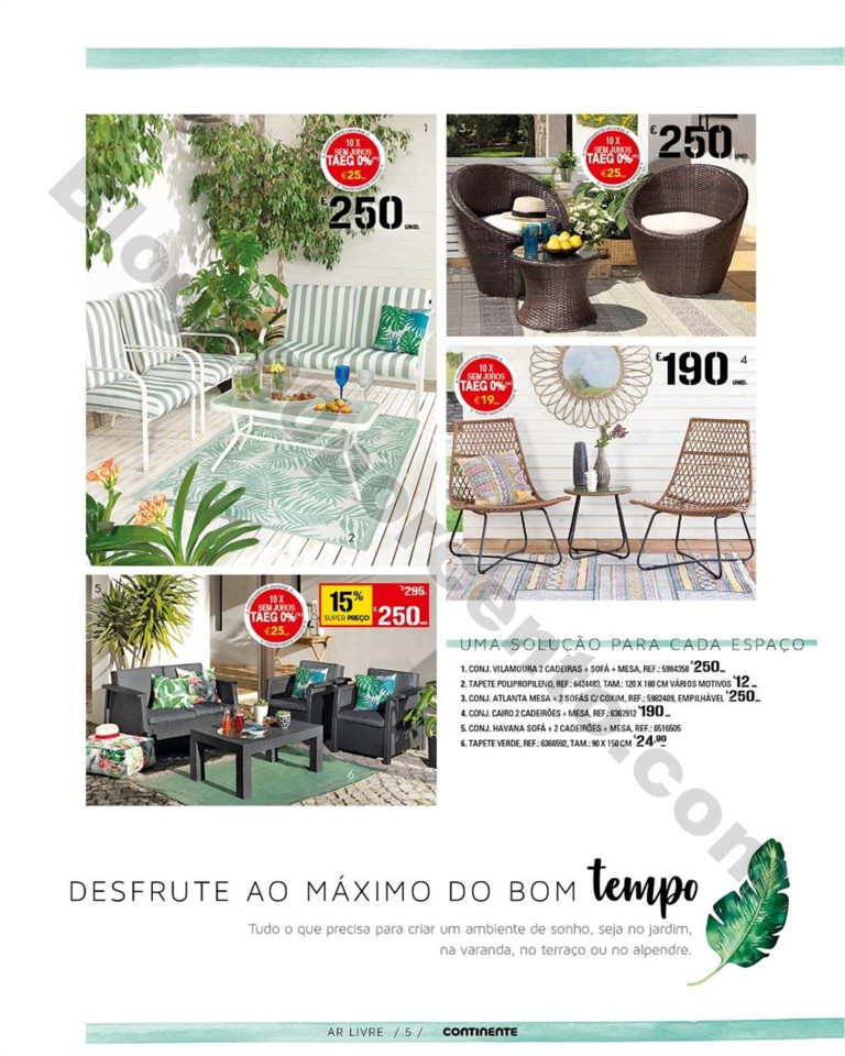 Antevisão Folheto CONTINENTE Ar livre Promoções