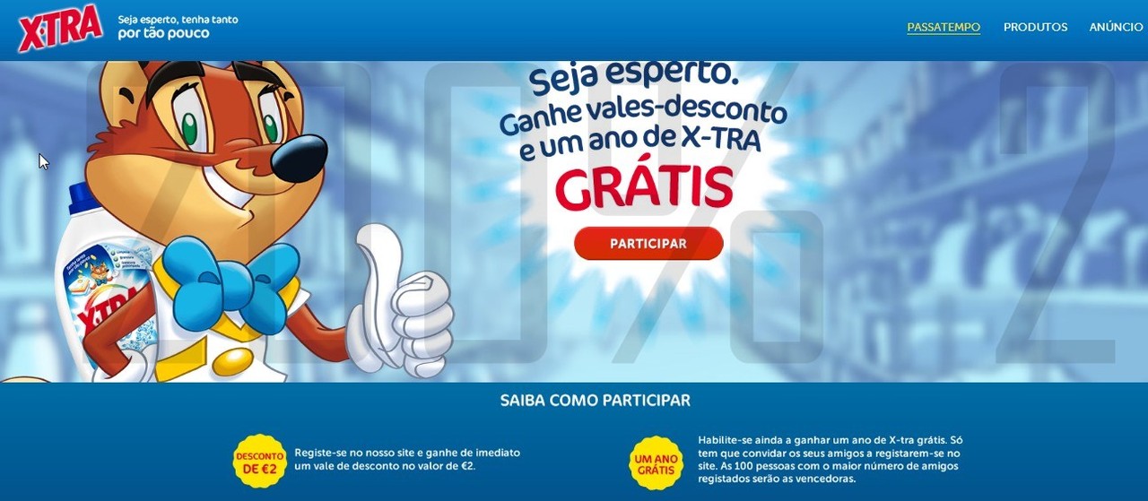 Vale de 2€ | X-TRA | e um ano de detergente grátis ..
