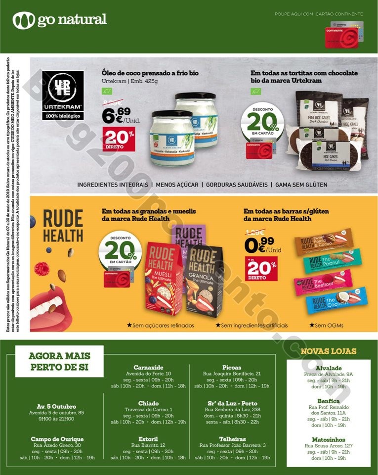 Antevisão Folheto GO NATURAL Promoções de 7 a 2