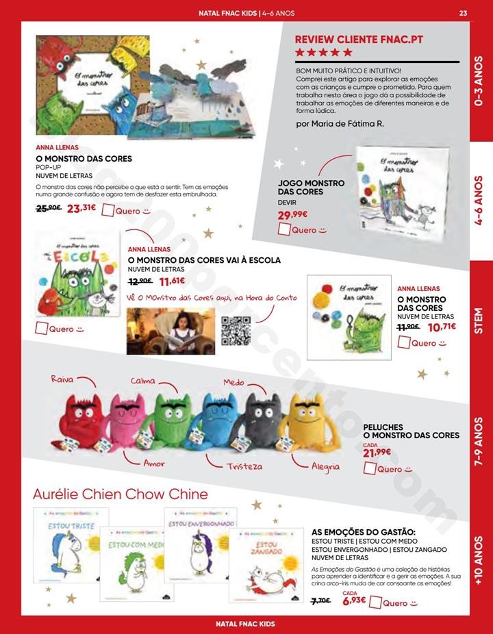 Antevisão Folheto Natal FNAC Kids promoções at
