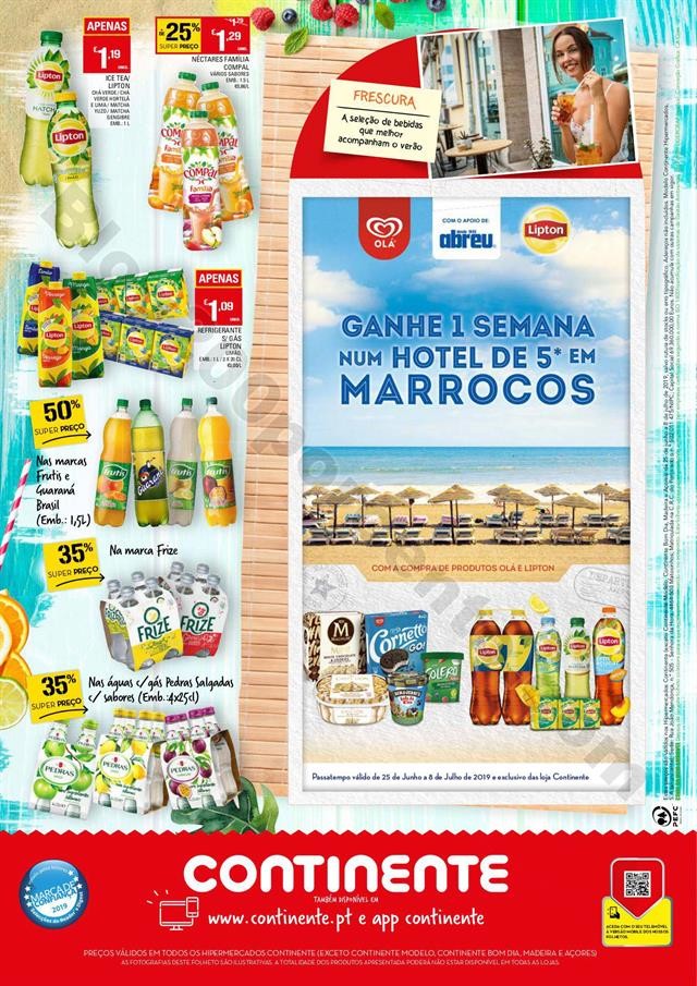 Antevisão Folheto CONTINENTE Hiper Gelados e Bebi