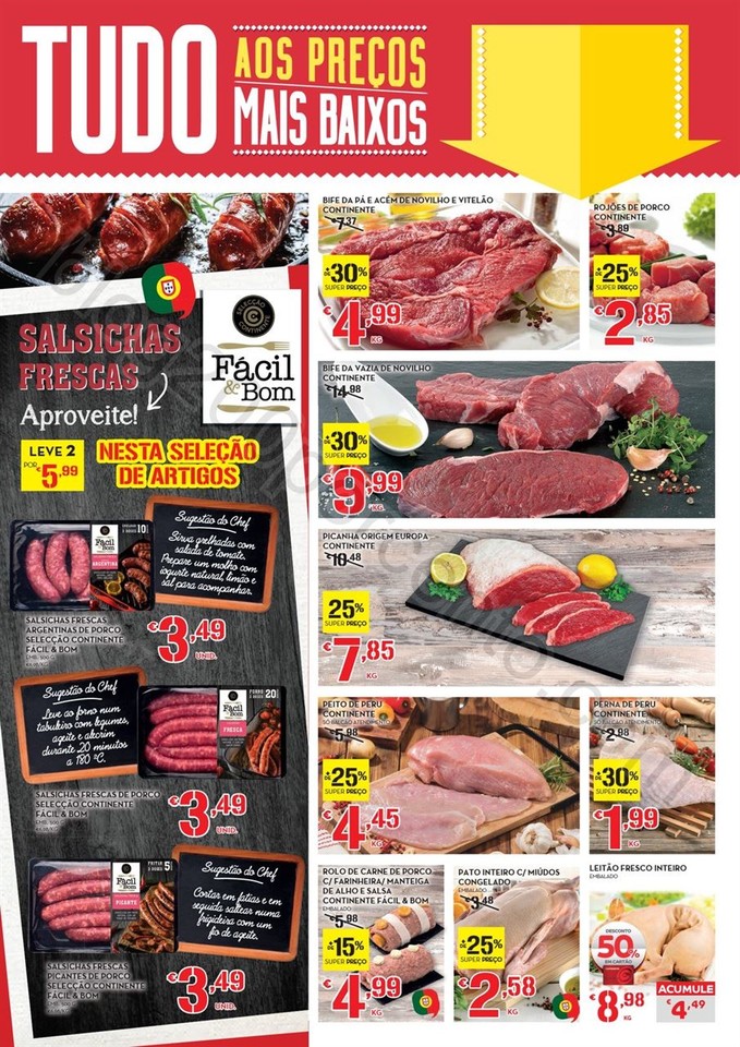 Antevisão folheto CONTINENTE Promoções de 18 a 
