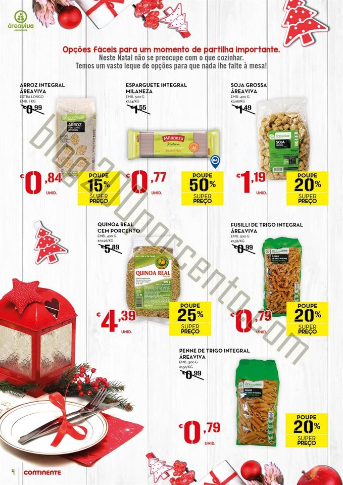Antevisão Folheto CONTINENTE Natal Área viva de 