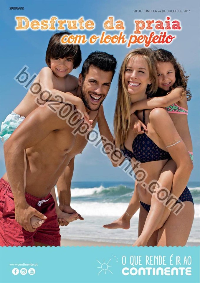 Antevisão Folheto CONTINENTE Praia promoções de