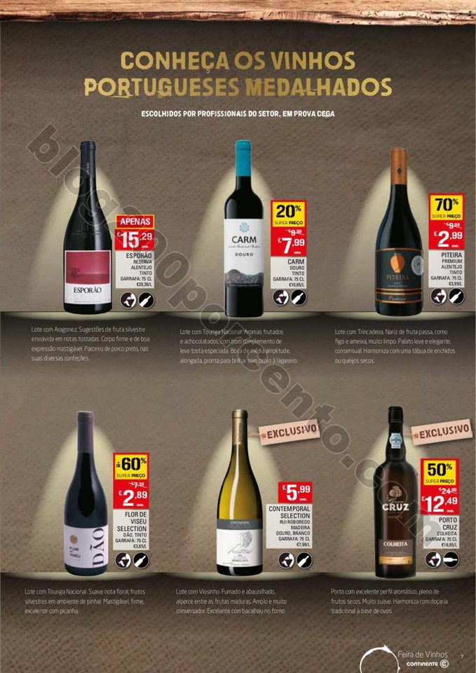 Antevisão Folheto CONTINENTE Vinhos promoções d