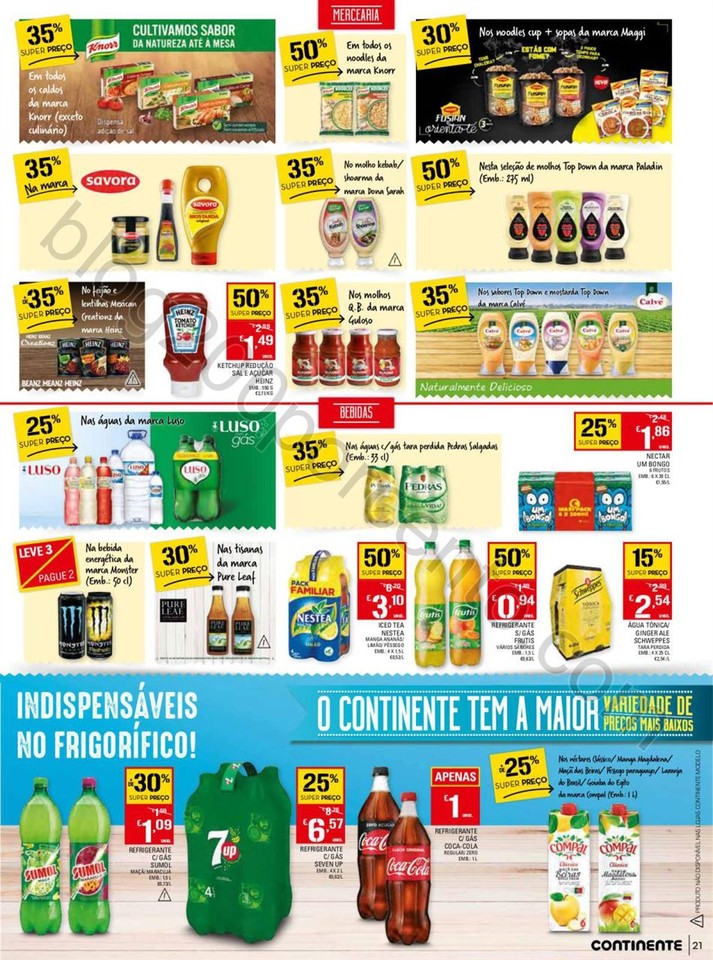Antevisão Folheto CONTINENTE Promoções de 18 a 