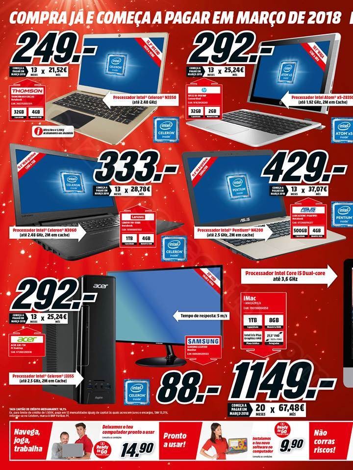 Antevisão Folheto MEDIA MARKT Promoções de 14 a