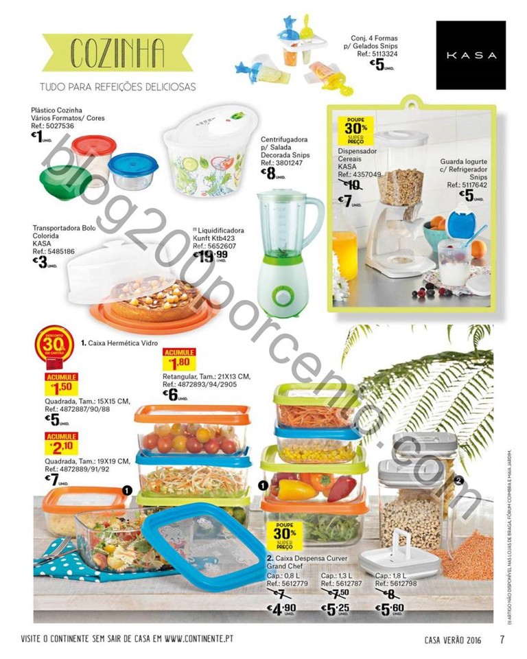Antevisão Folheto CONTINENTE Kasa verão de 19 ju