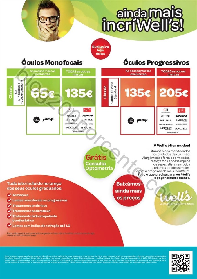 Antevisão Folheto WELLS promoções outono de 20 