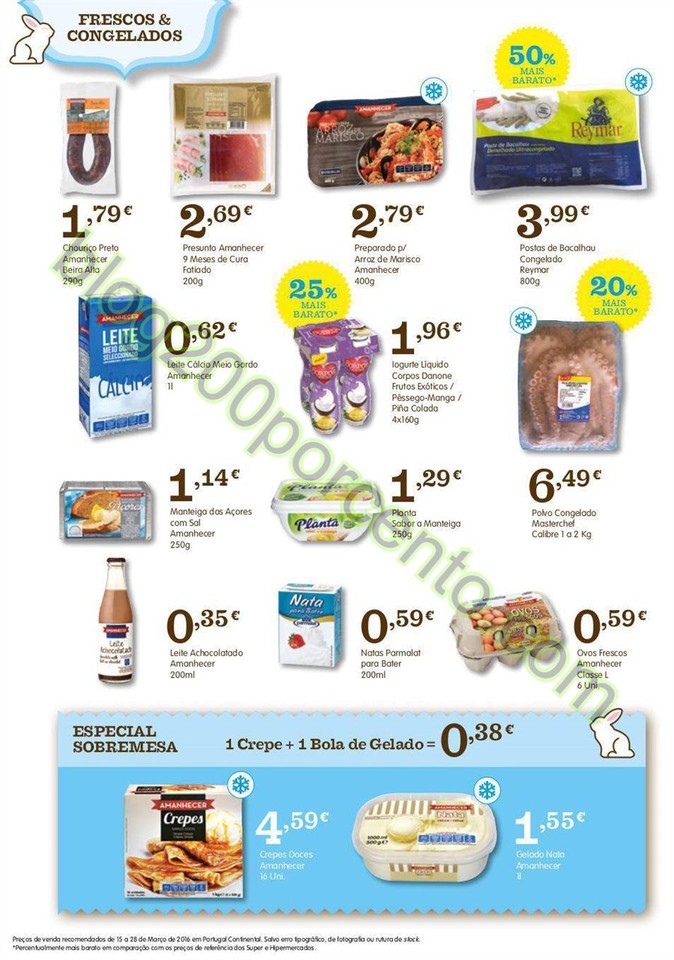 Novo Folheto AMANHECER Promoções de 15 a 28 mar