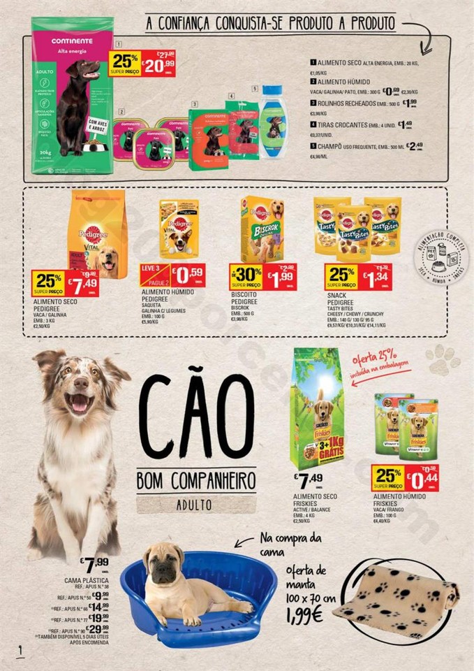 Antevisão Folheto CONTINENTE Feira animal de 26 s