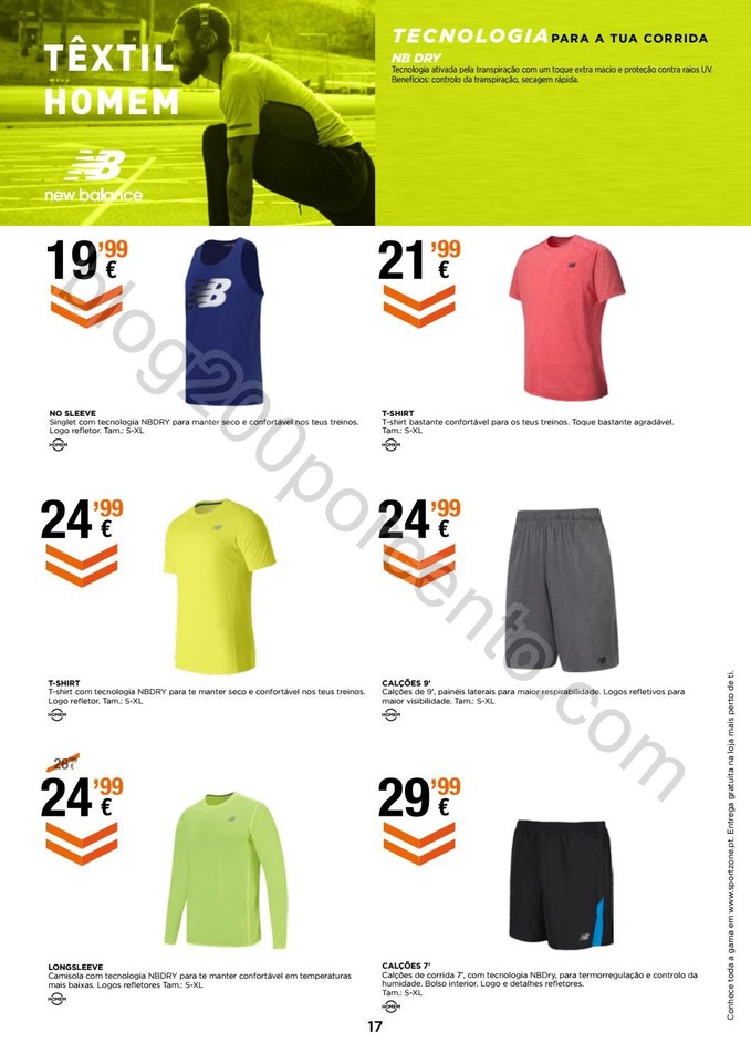 Novo Folheto SPORT ZONE Running de 14 setembro a 1
