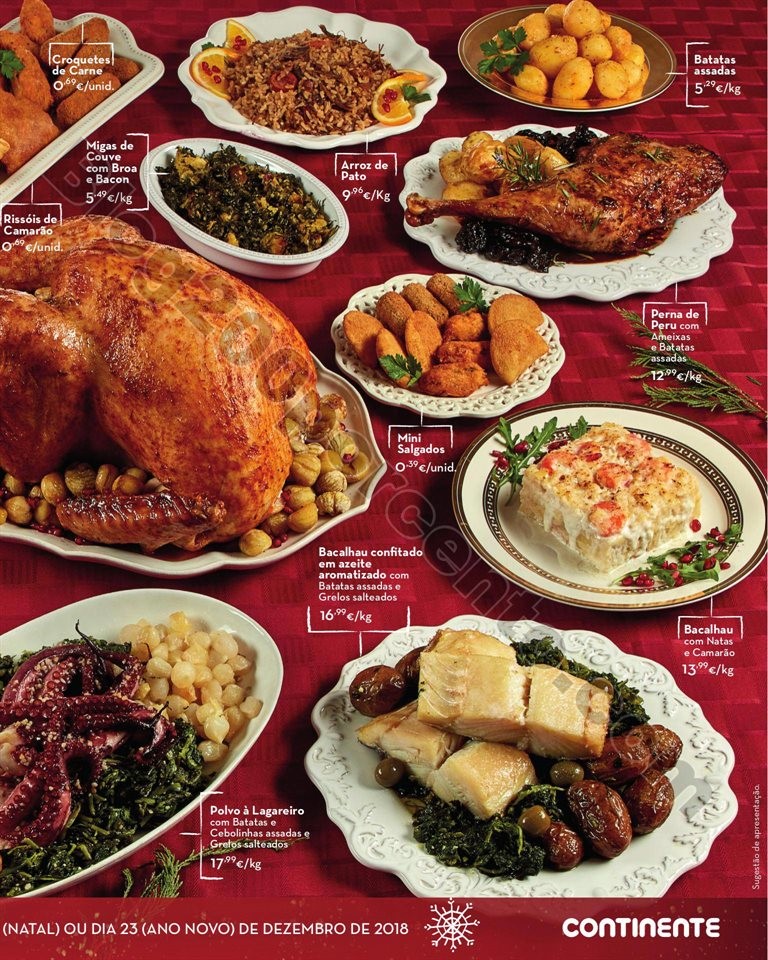 Antevisão Folheto CONTINENTE Especial ceia de nat