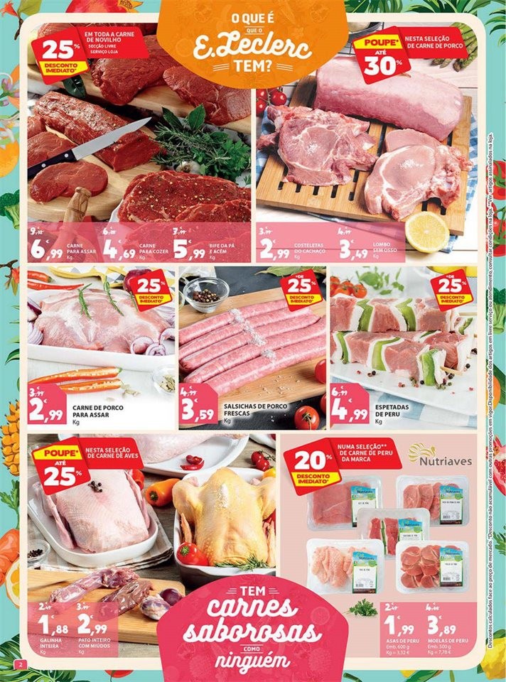 Antevisão FOlheto E-LECLERC Promoções de 10 a 1