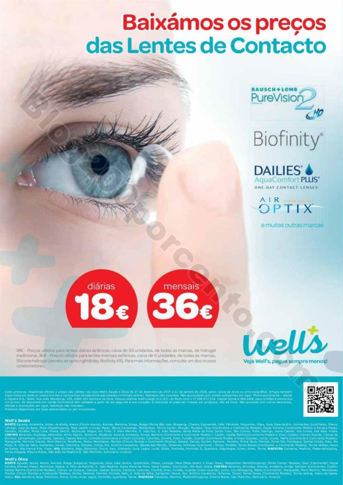 Antevisão Folheto WELLS Inverno de 27 dezembro a 