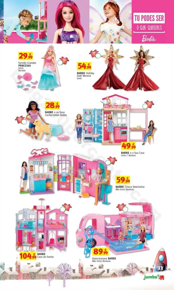 Antevisão Folheto JUMBO Brinquedos Natal promoç