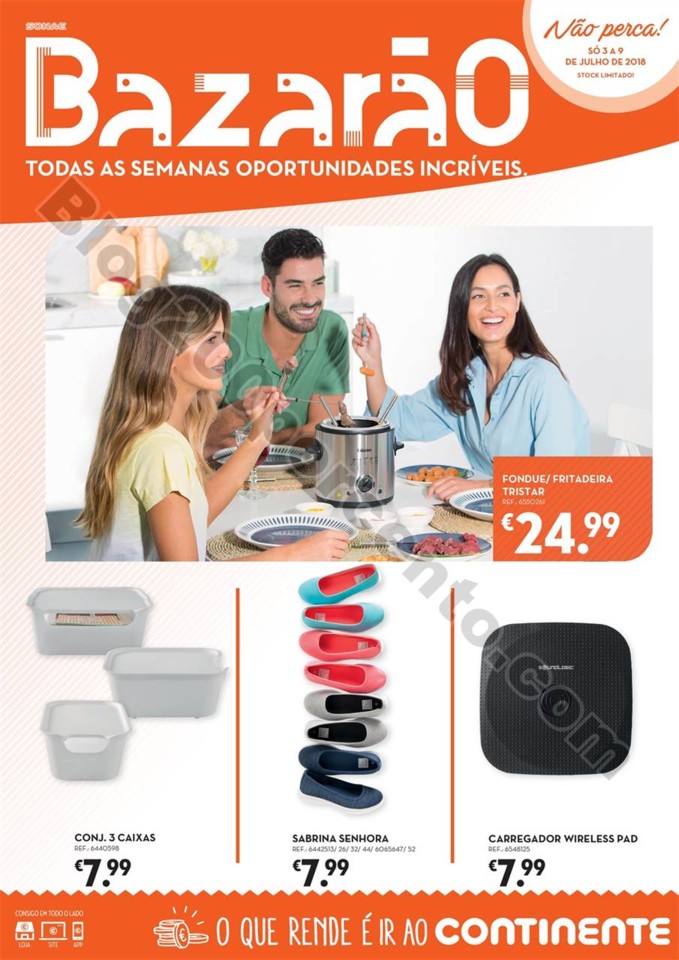Antevisão Folheto CONTINENTE Bazarão promoções