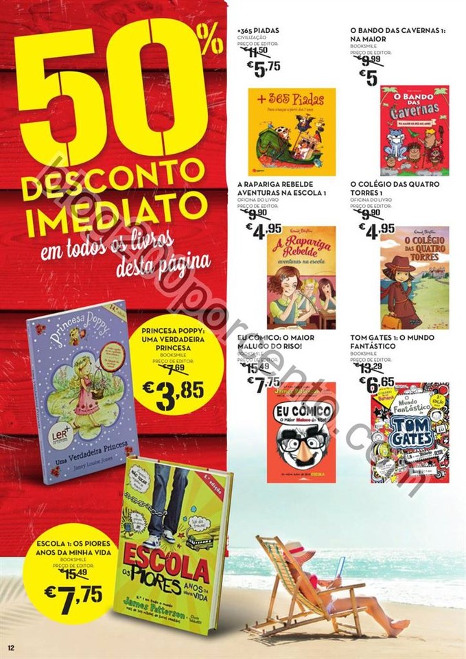 ANtevisão Folheto CONTINENTE Feira do livro promo