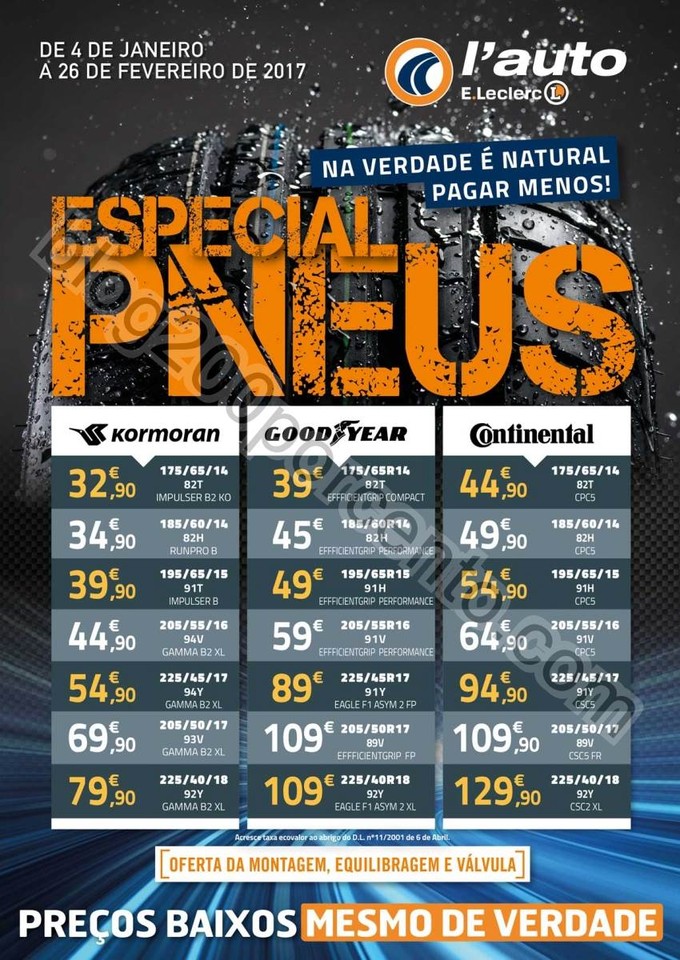 Antevisão Folheto E-LECLERC Auto promoções de 4