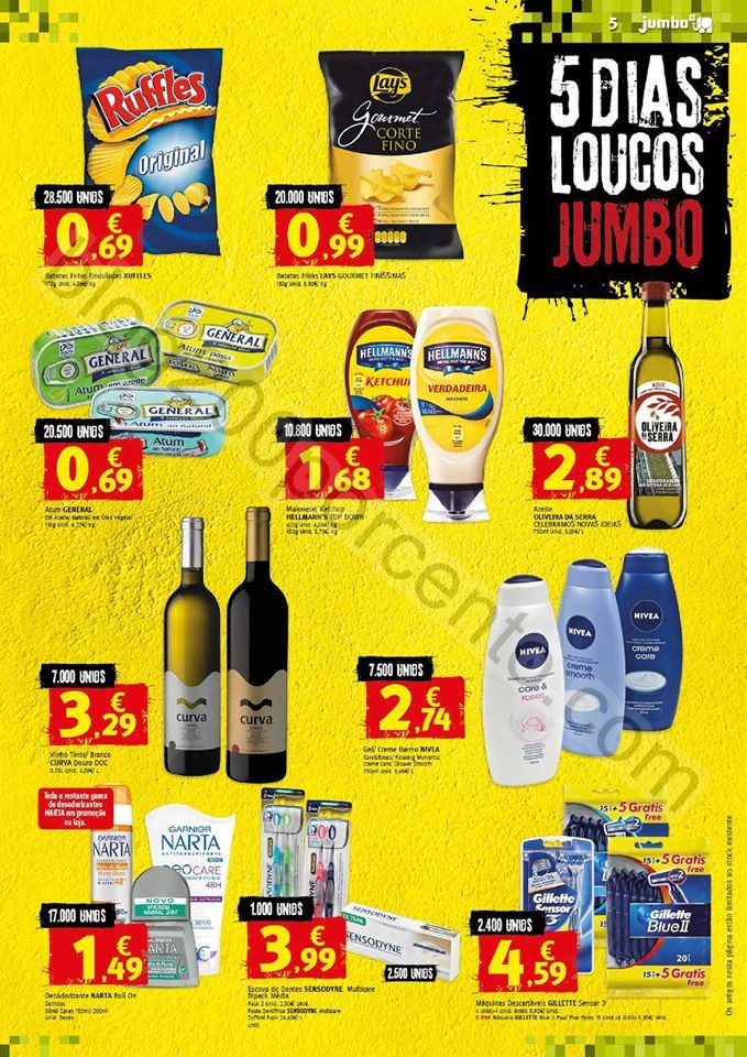 Antevisão Folheto JUMBO 5 dias Loucos promoções