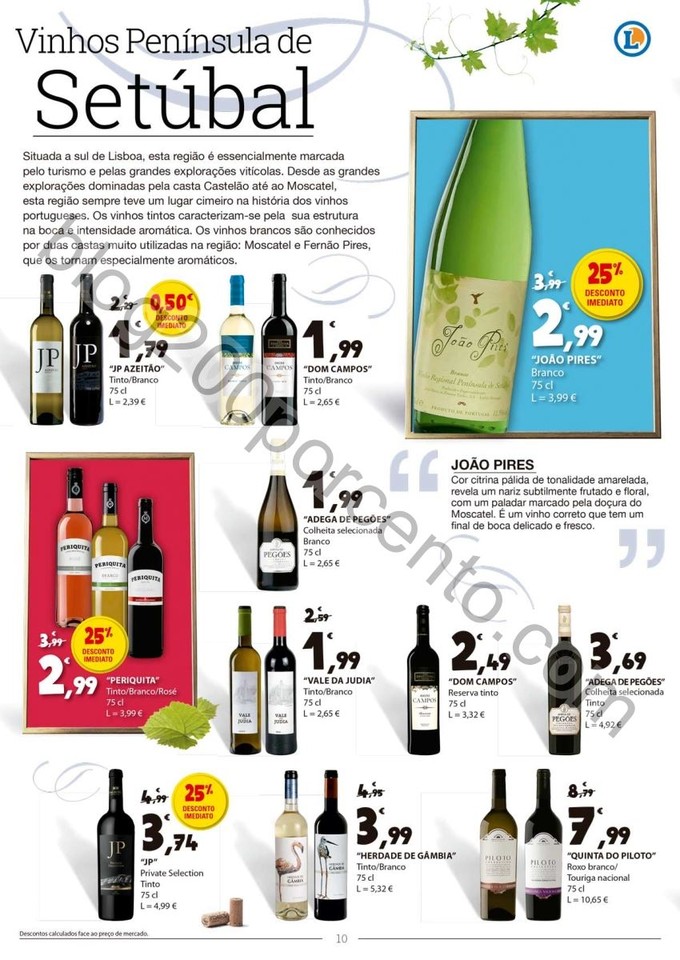 Antevisão Folheto E-LECLERC Vinhos promoções de