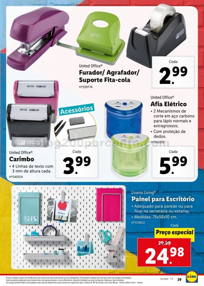 Antevisão Folheto LIDL Regresso às Aulas Promoç