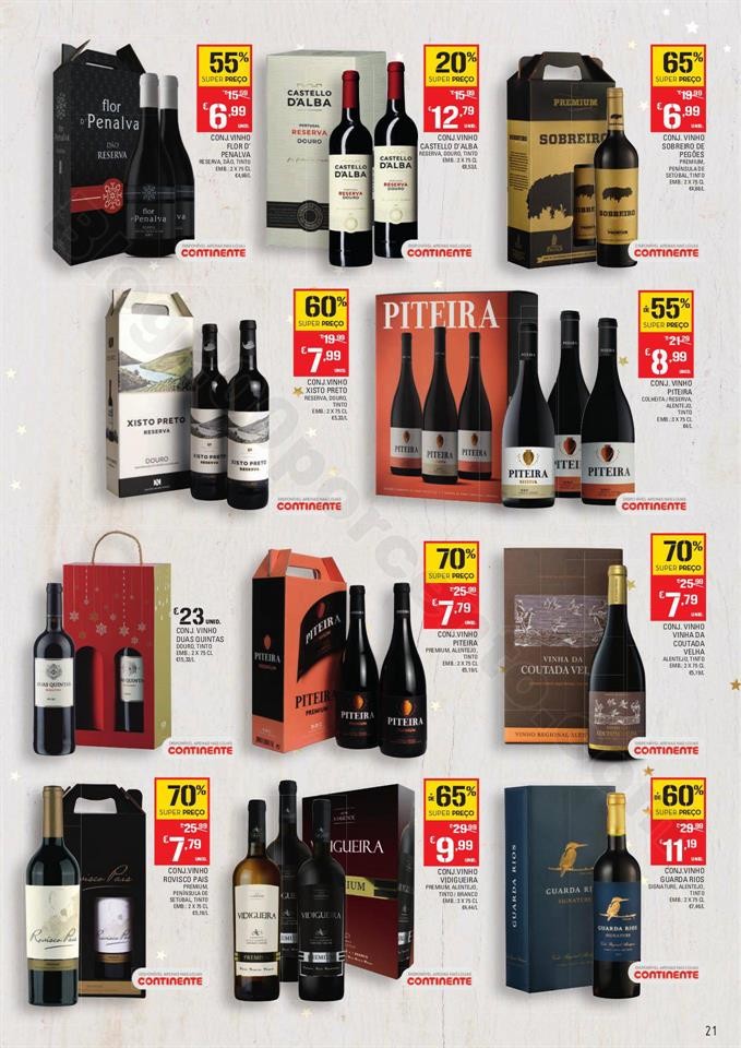 Continente Folheto Feliz Natal 19 novembro a 24 de