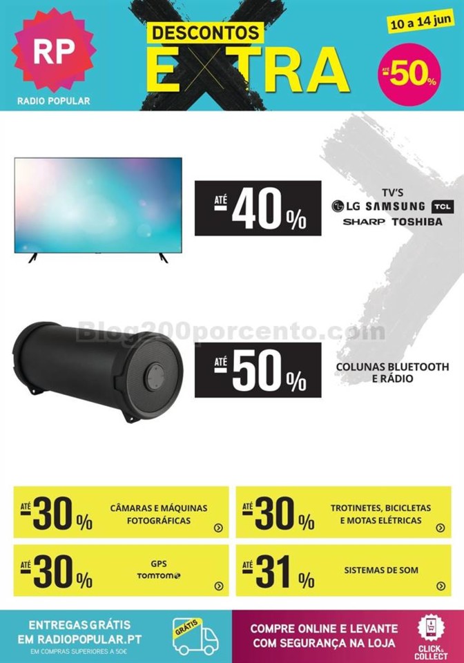 Antevisão Folheto RADIO POPULAR Extra promoções