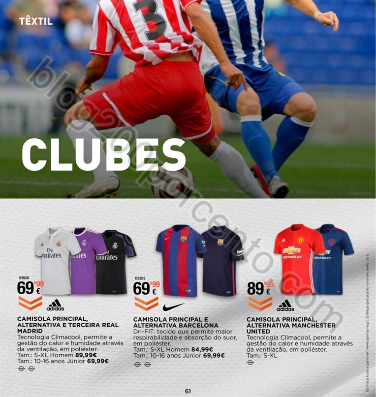 Novo Folheto SPORT ZONE Especial Futebol promoçõ