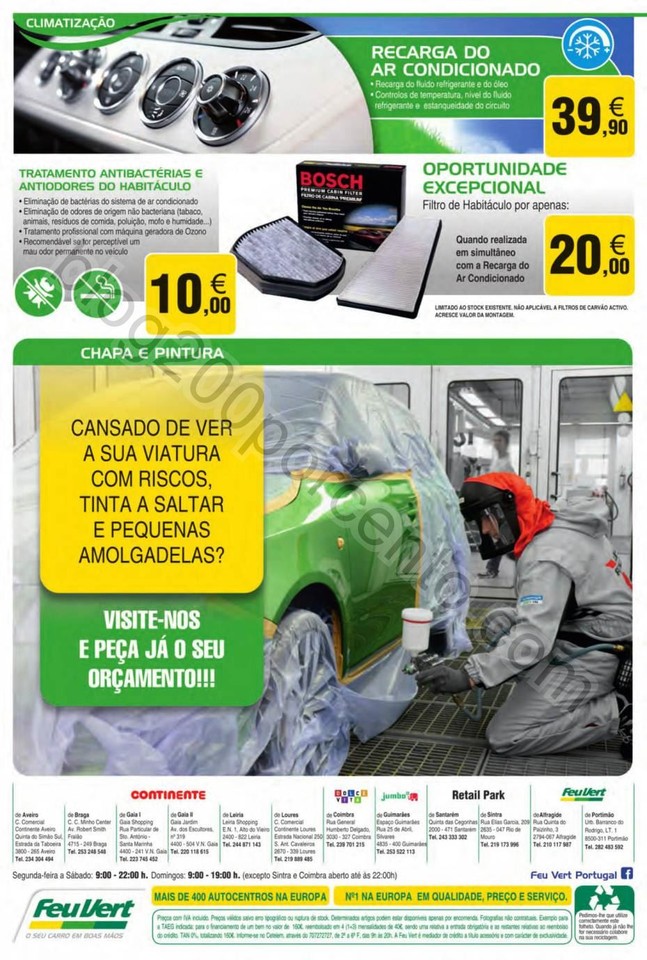Antevisão Folheto FEU VERT Promoções de 29 agos