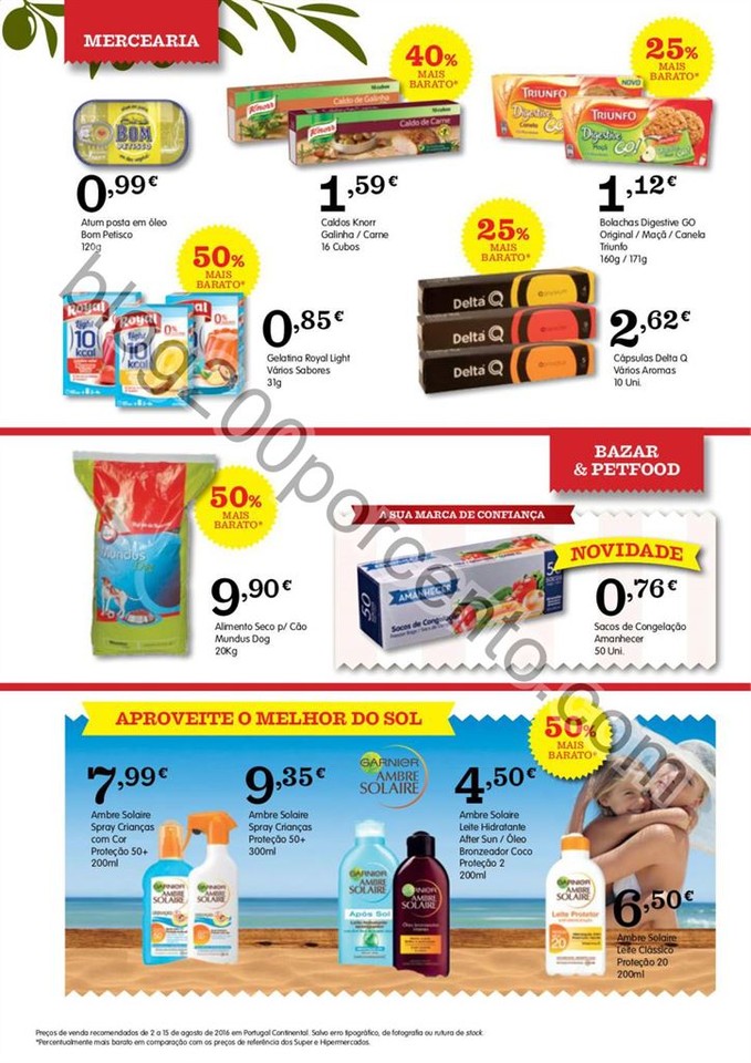 Novo Folheto AMANHECER Promoções até 15 agosto 