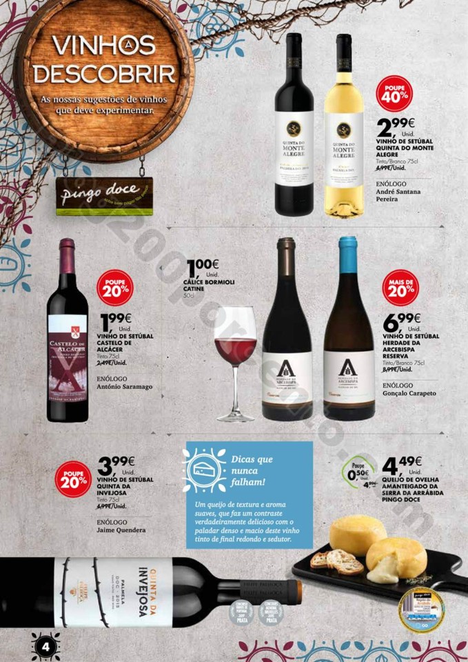 Antevisão Folheto PINGO DOCE Vinhos promoções d