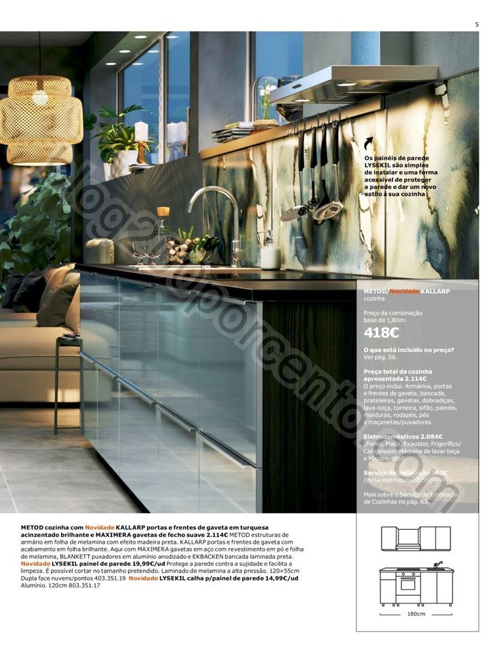 Antevisão Folheto IKEA Cozinhas promoções até 