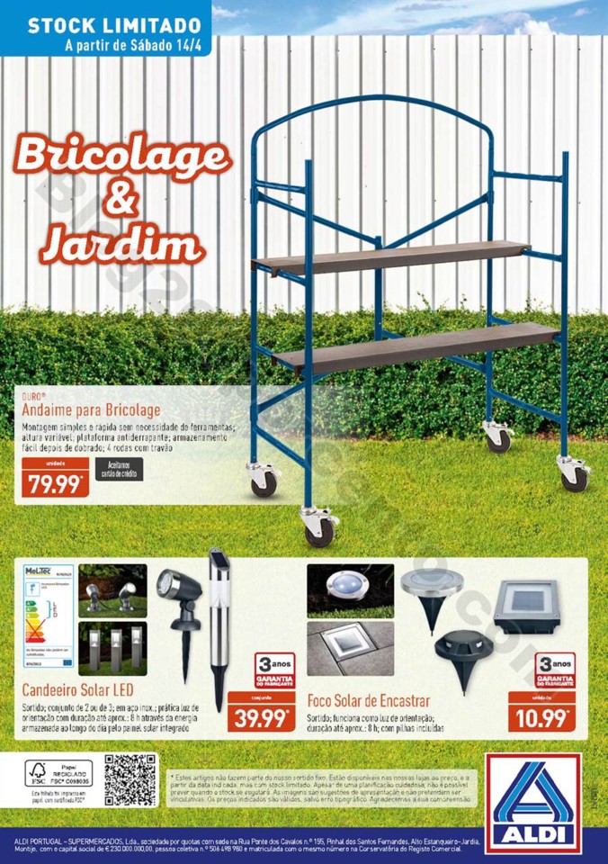 Antevisão Folheto ALDI Promoções a partir de 1