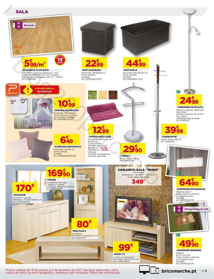 Antevisão Folheto BRICOMARCHÉ Promoções de 19 