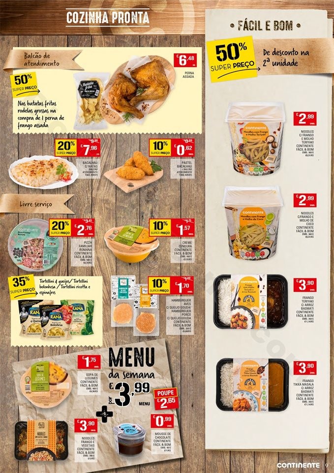 Antevisão Folheto CONTINENTE Promoções de 19 a 