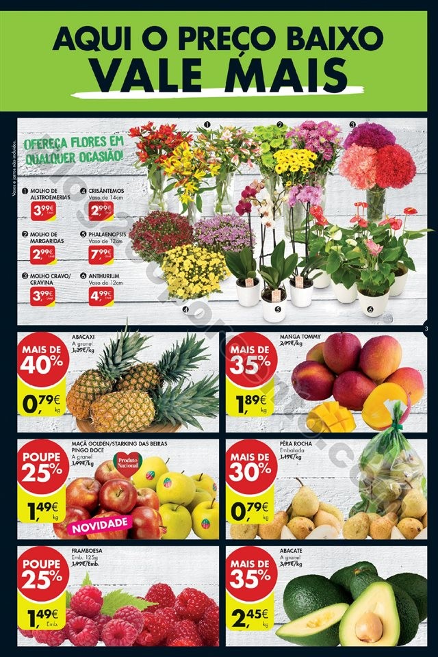 Antevisão Folheto PINGO DOCE Promoções de 30 ou