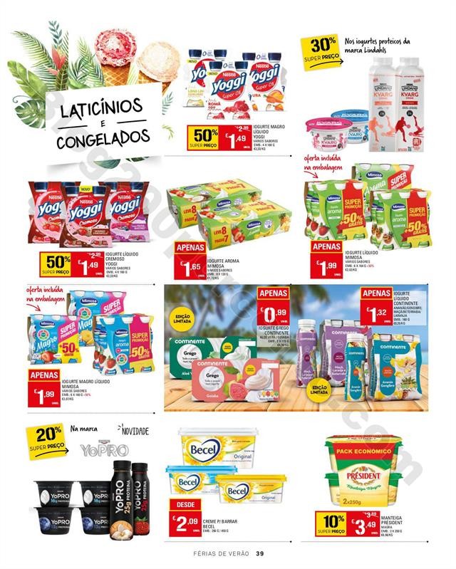 Antevisão Folheto CONTINENTE Verão promoções d