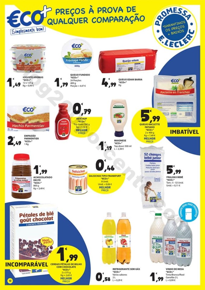 Antevisão Folheto E-LECLERC Promoções de 2 a 8 